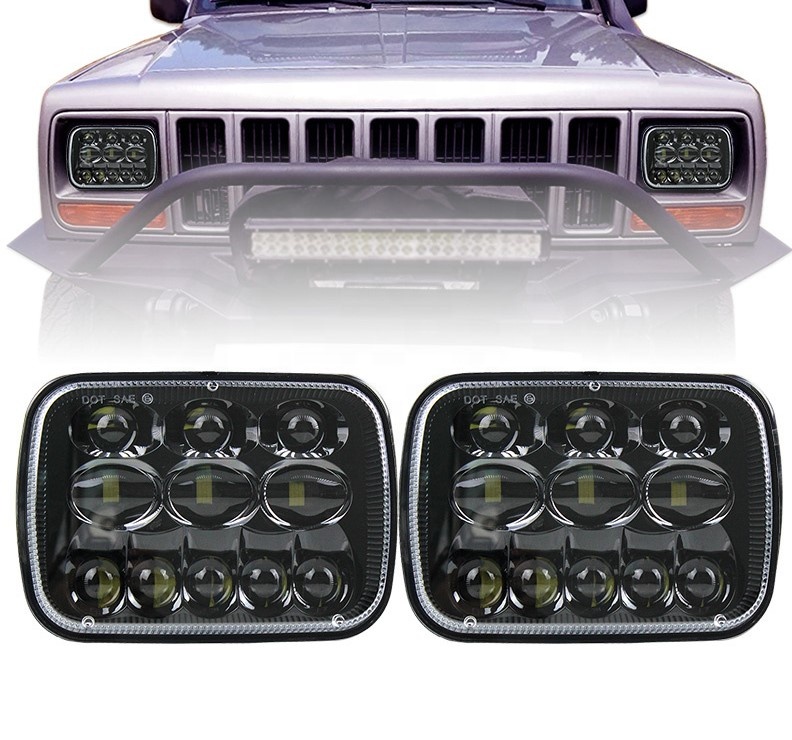 5x7 LED faralar uchun Jeep