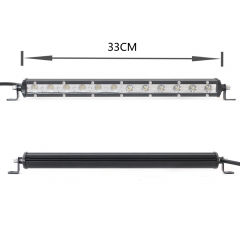 Slim led lighting bar single row led light bar