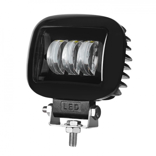 45W fyrkantig LED ARBETSLAMPA SVART / RÖD LED ARBETSLAMPA För Jeep SUV Offroad