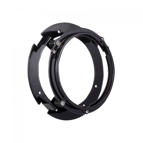 Soporte de faro negro / cromado de 5 3/4 "5.75 pulgadas para anillo de ajuste de faro de motocicleta Harley-Davison