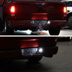 2003-2018 yillar Dodge Ram 1500 raqamli plastinka chiroqlarini almashtirish ram 1500 2500 3500 LEDli plastinka nuri