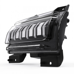 그을린 Jeep JL 스위치백 주도 방향 지시등 순차 2018 2019 2020 Jeep Wrangler 스포츠 스포츠 S용 LED 방향 지시등 DRL