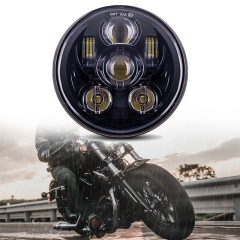 DOT SAE Emark Odobreno 5 3/4 5.75 inčni LED motociklistička svjetla za Harley Davidson Sportsters Triumph