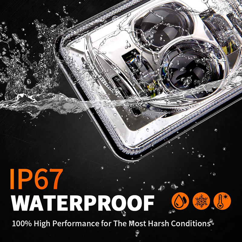 IP67 vodootporna brzina 4x6 LED farova