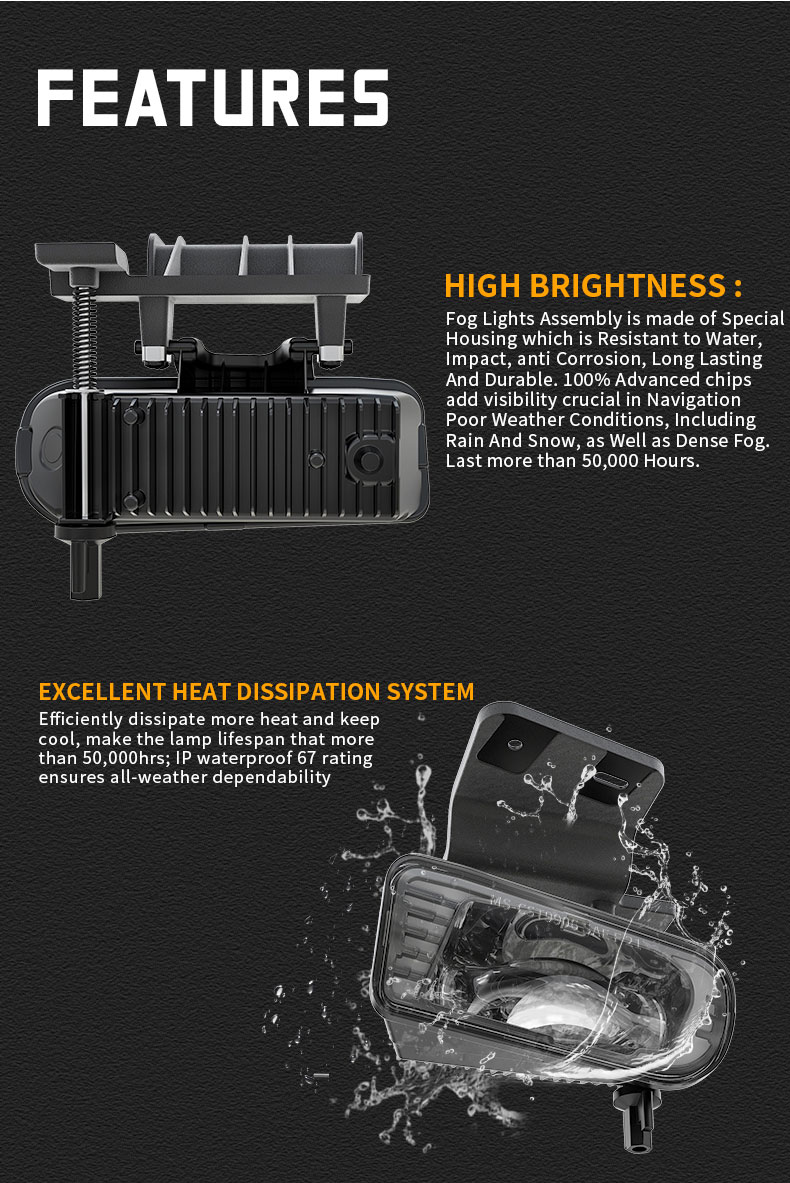 Chevy Silverado 1500 Fog Light Kit Features