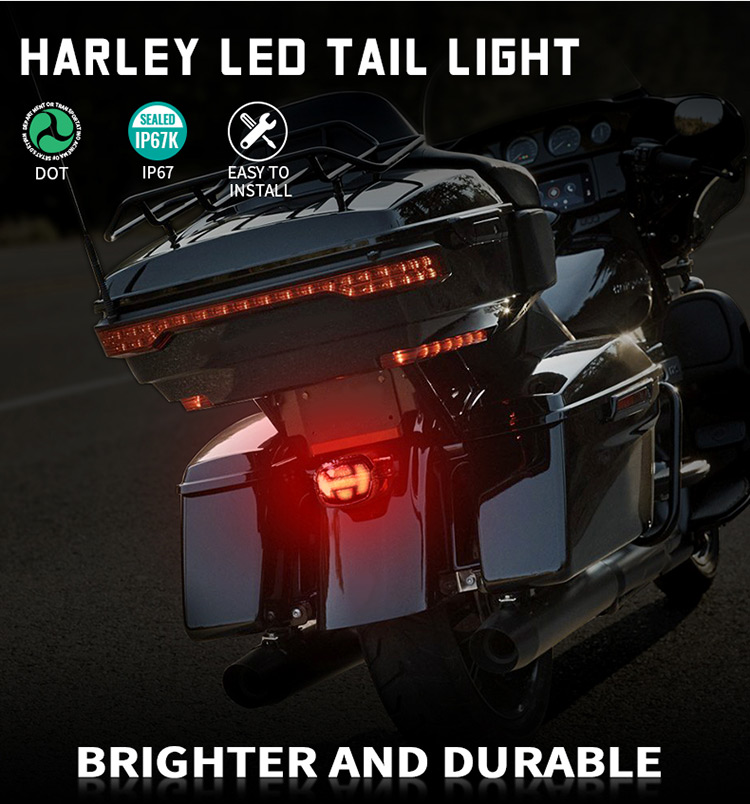 Замена заднего фонаря Harley Sportster