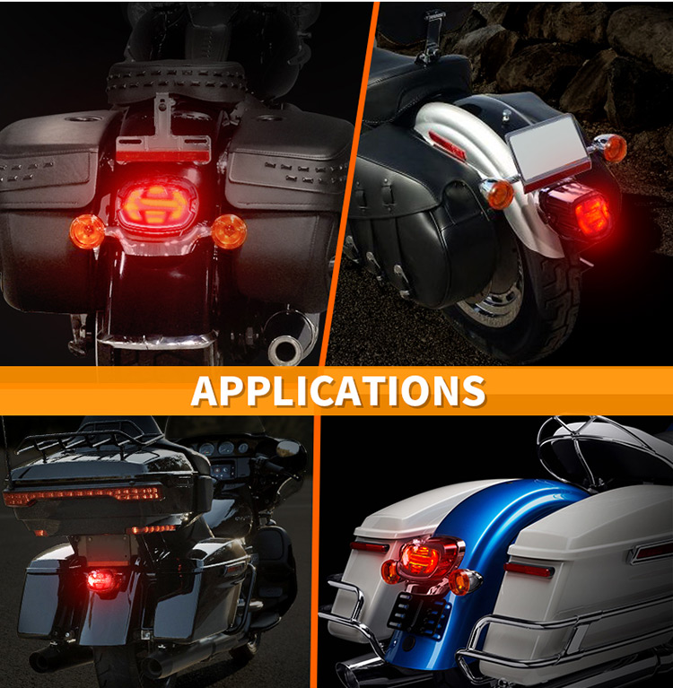 Harley Davidson Sportster Rücklicht-Ersatzanwendung