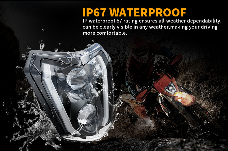 IP67 Waterproof KTM EXC LED Headlight