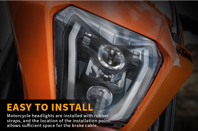 Easy Installation KTM EXC LED Headlight