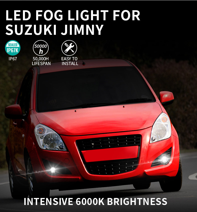 6000k Suzuki LED-Nebelscheinwerfer