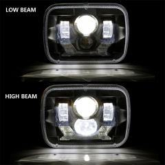 5x7 svjetla pravokutni desni volan Jeep Cherokee LED prednja svjetla RHD American Cars Jeep Wrangler Prednja svjetla