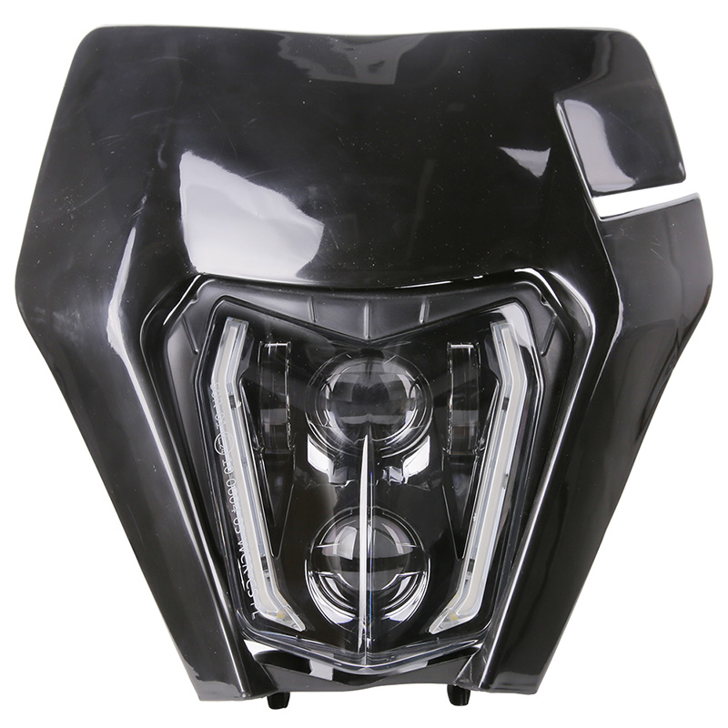 Black Scheinwerfer LED Headlight Assembly for KTM Enduro EXC XCW for 7961490100 