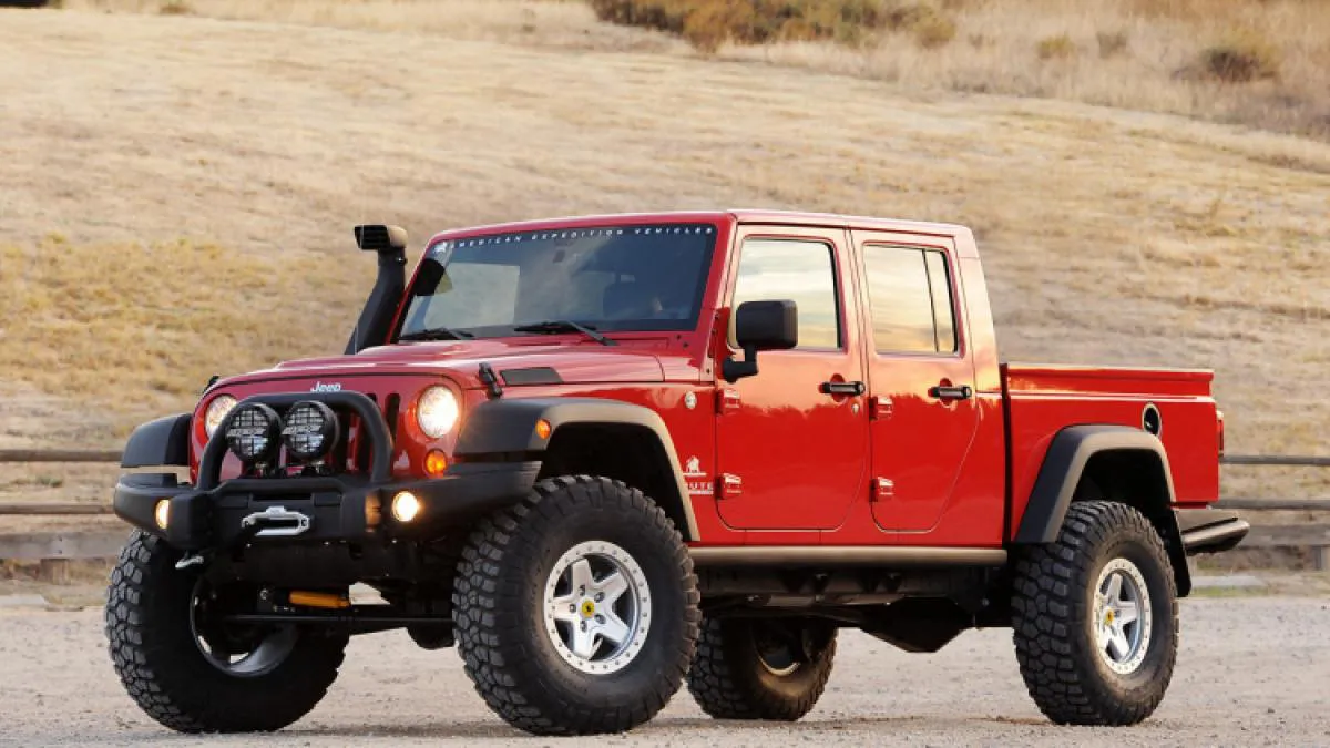 The First Version Jeep Wrangler Pick Up